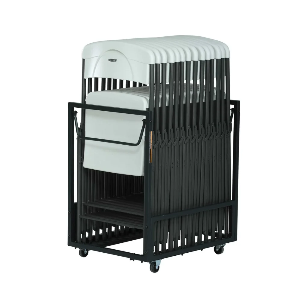 Lifetime stolevogn med 10 klapstole