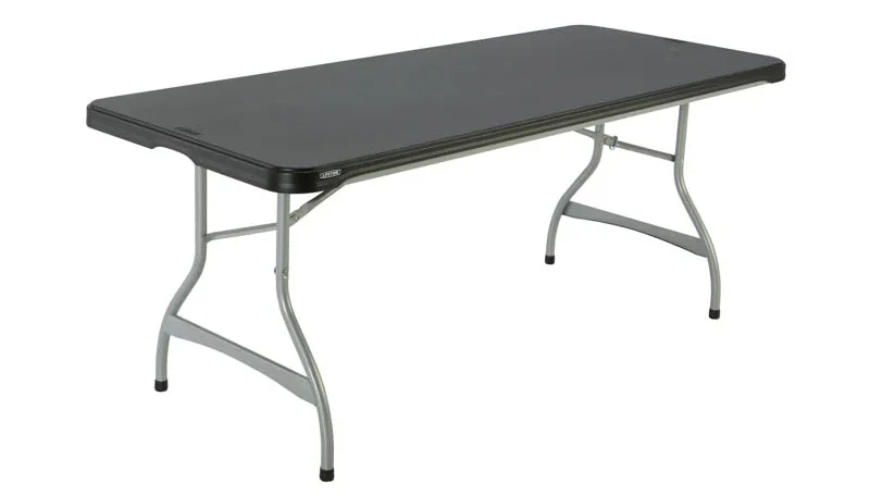 Praktisk sort klapbord til både professionelle arrangementer og privat bru