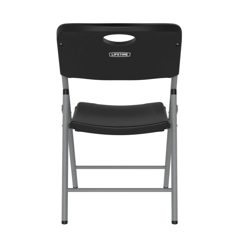Lifetime klapstol model 80629 – robust, komfortabel og praktisk sammenklappelig stol i sort plast med stålstel. Ideel til konferencer, arrangementer, mødelokaler og udendørs brug. Holdbar kvalitets klapstol til professionel og privat anvendelse.