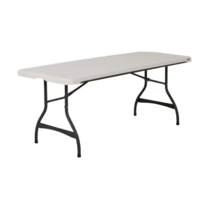 Lifetime klapbord 183×76 cm i offwhite, model 80863, robust og plads til 6 personer
