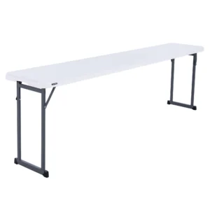 Lifetime konference klapbord 246 × 47 cm i hvid, model 80930, robust og plads til 8 personer