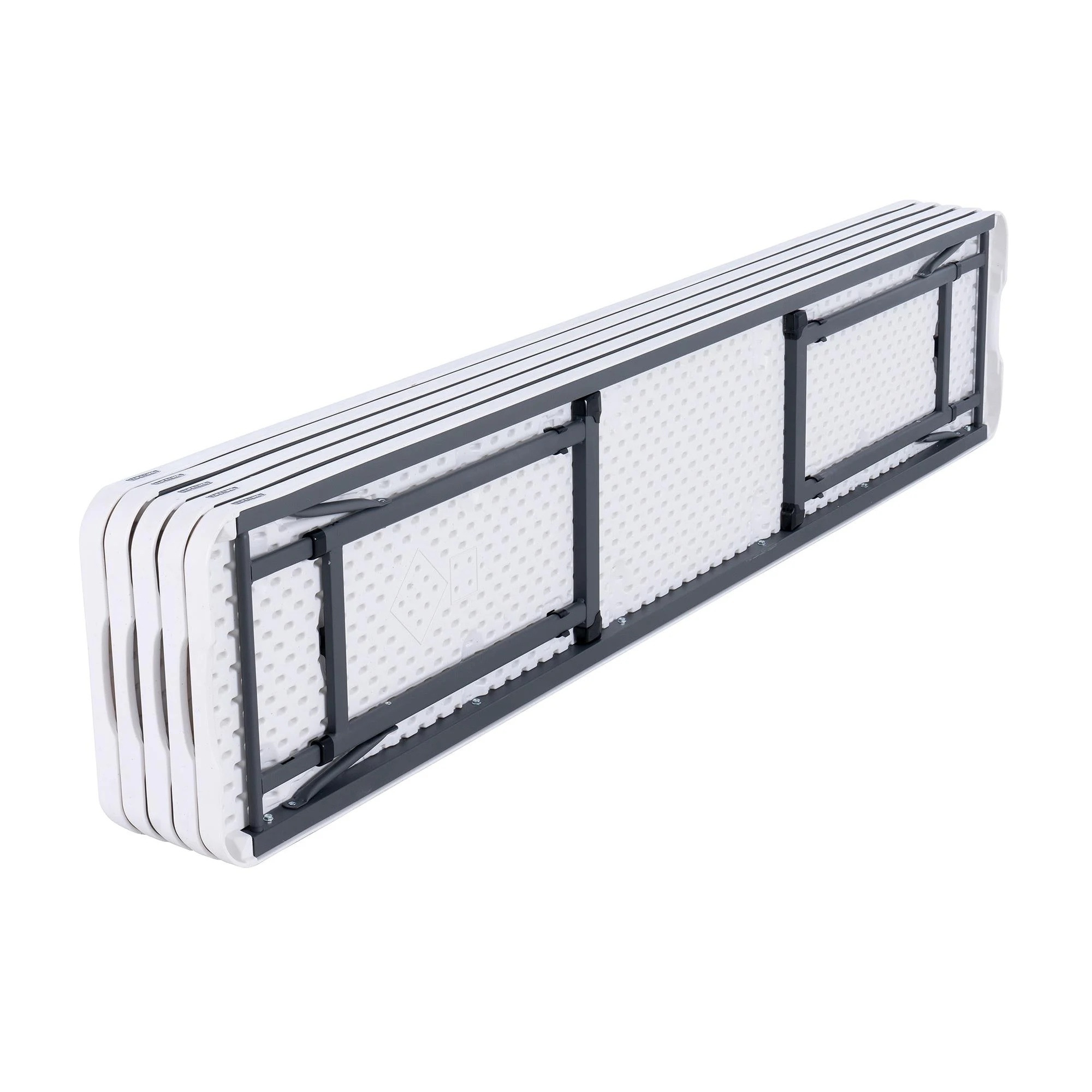 Lifetime konferencebord foldbart 246 x 47 cm hvid - Billede 5