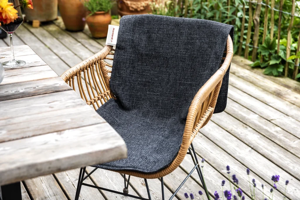 Varmetæppe i en stol