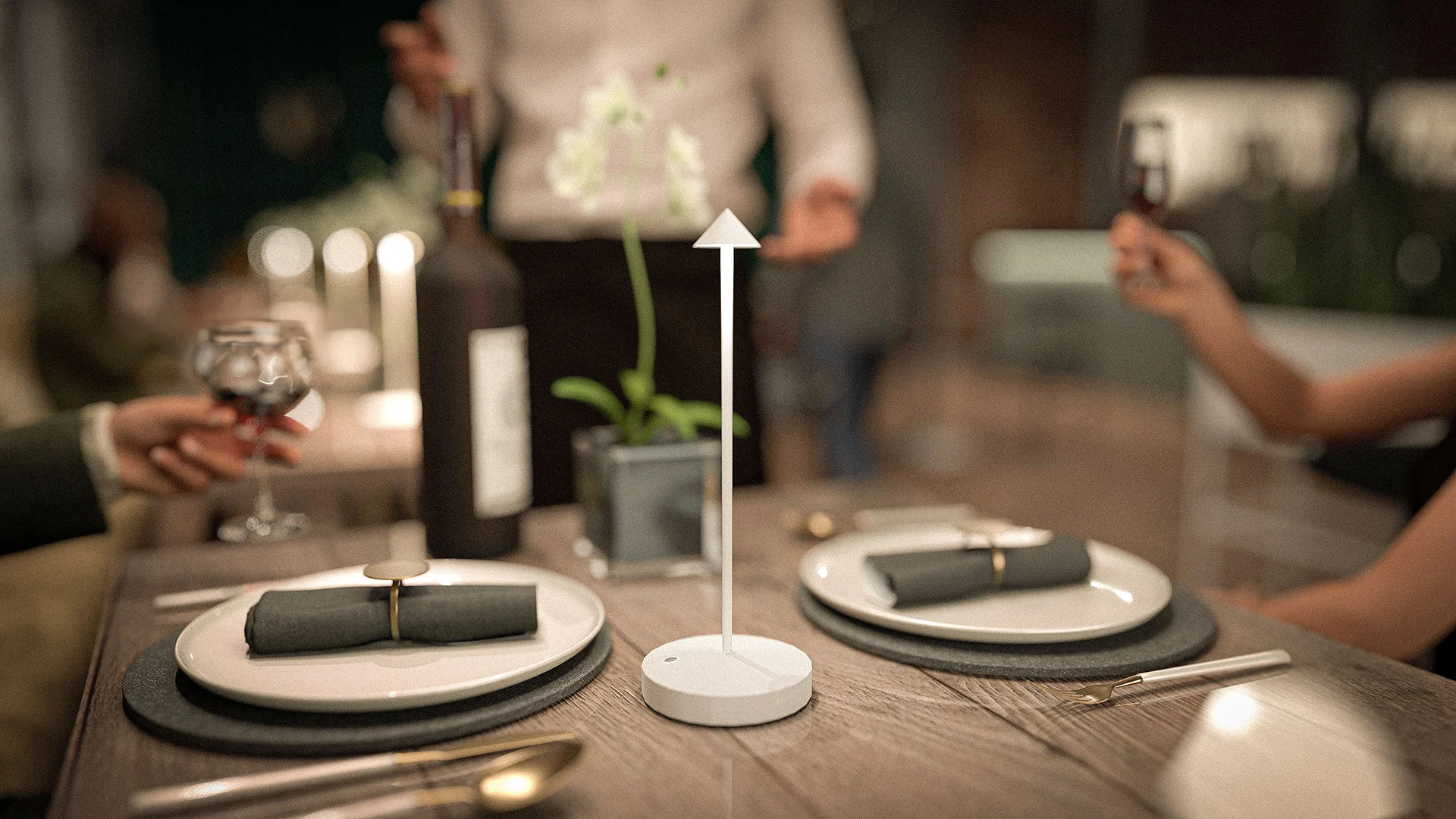 Securit® ANGELINA LED bordlampe, hvid - Billede 4