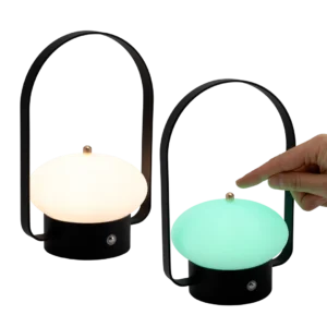 Securit® BARCELONA LED bordlampe, hvid/grøn