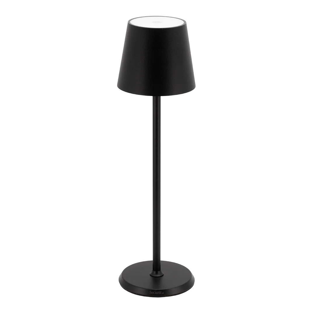 Securit® FELINE LED bordlampe, sort