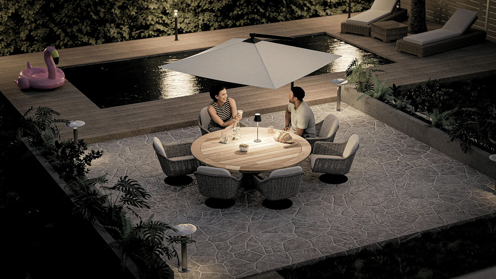 Securit® FELINE LED bordlampe, sort - Billede 4