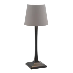 Securit® MILANO LED bordlampe, sort/taupe