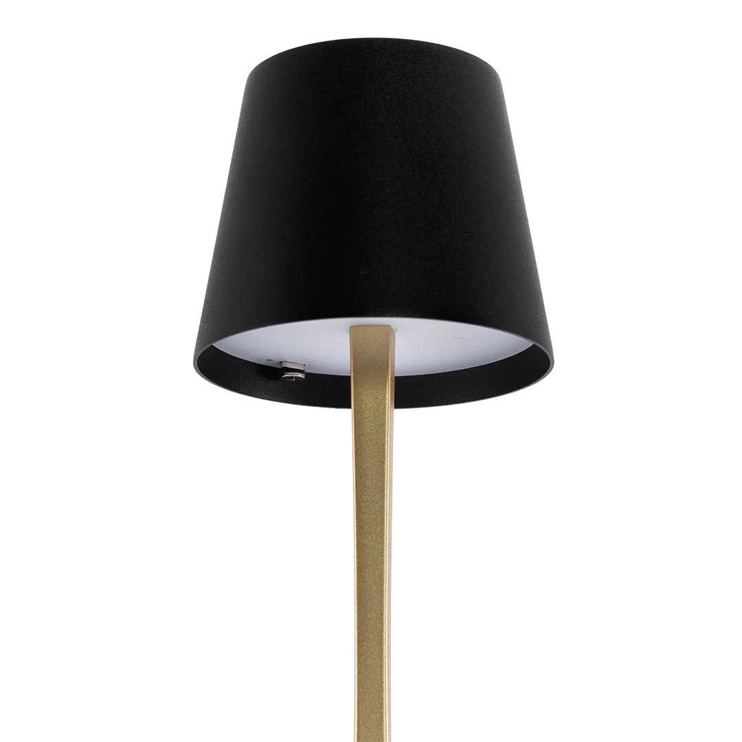 Securit® ROMA LED bordlampe, sort/guld - Billede 8