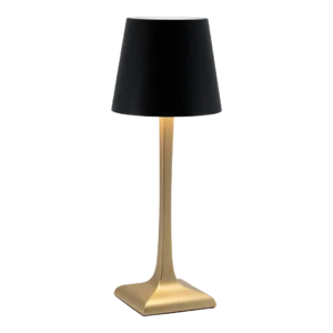 Securit® ROMA LED bordlampe, sort/guld