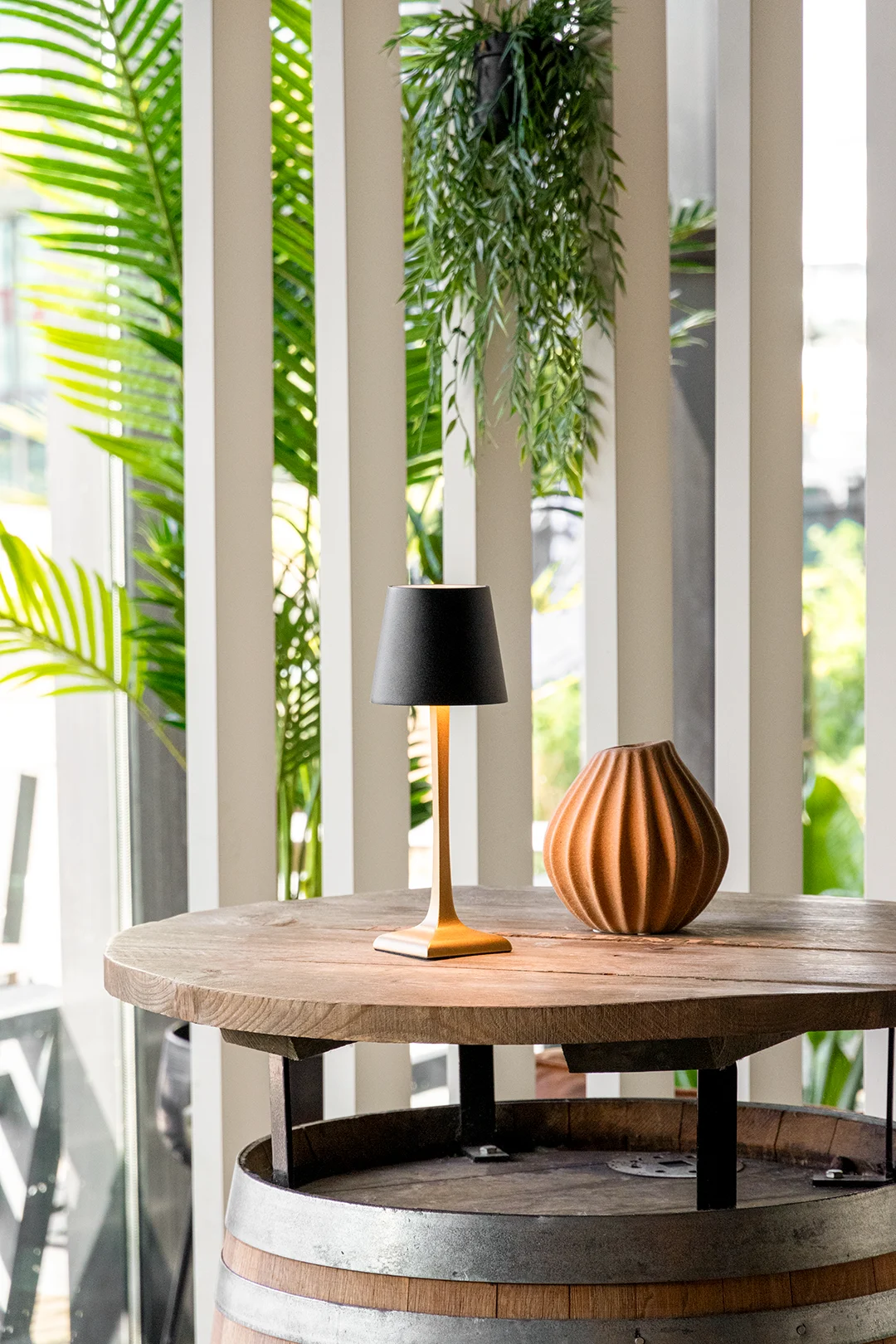 Securit® ROMA LED bordlampe, sort/guld - Billede 4