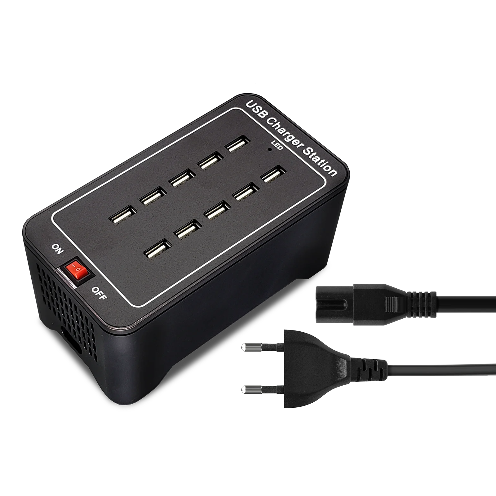 Securit® multi-lader med 10 USB-A porte