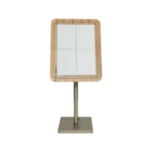 Securit® GLASS STAR Informationsdisplay 4xA4, eg