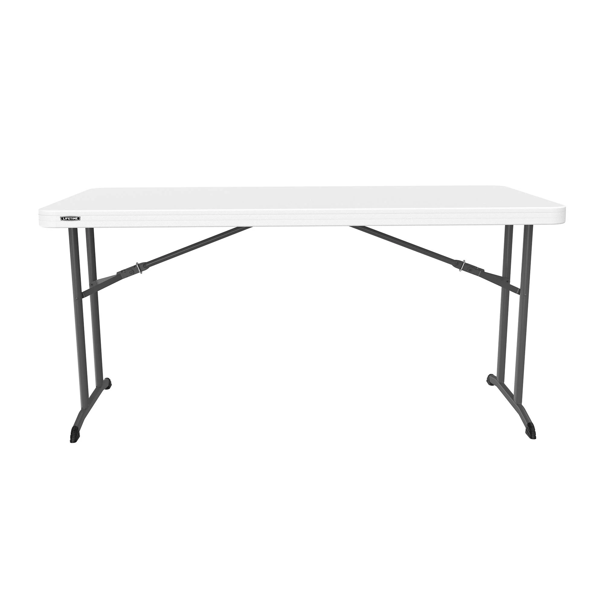 Lifetime klapbord 152 × 76 cm i hvid, model 81186, robust og fleksibelt til mange formål