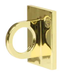 Securit® CLASSIC GOLD- vægkrog til reb med kliklås