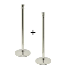 Securit® BUDGET - Sæt med 2 afspærringsstolper