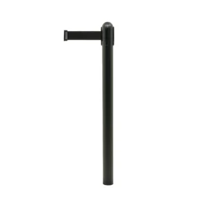 Securit® UDTRÆK - afspærringsstolpe med udtræksbånd (uden fod), sort