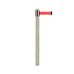 Securit® UDTRÆK - afspærringsstolpe med rødt udtræksbånd (uden fod)