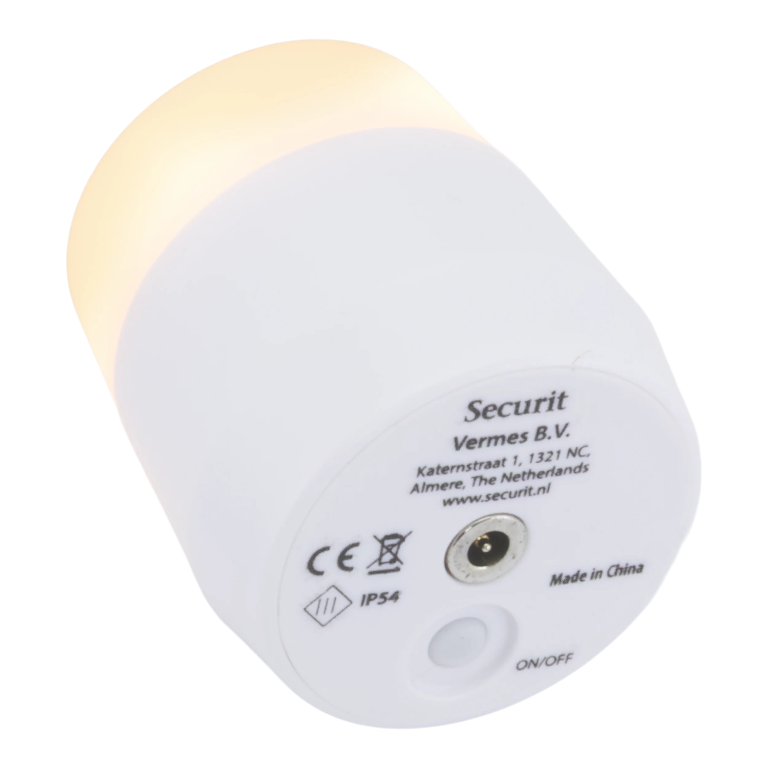 Securit® Sæt 12 stk. LUNA glasstager, 12 stk. LED fyfadslys og ladestation, hvide/favet & hvidt lys - Billede 3