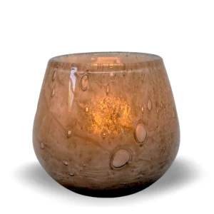 Securit® Stage LUNA, mundblæst genanvendt glas, grå