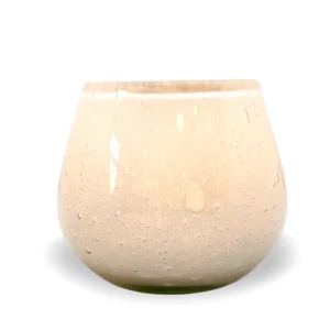 Securit® Stage LUNA, mundblæst genanvendt glas, hvid